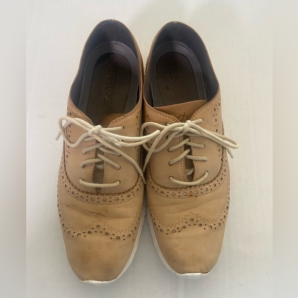 Cole Haan women's 9 ZeroGrand suede leather lightweight wingtip oxfords EUC - Picture 7 of 11
